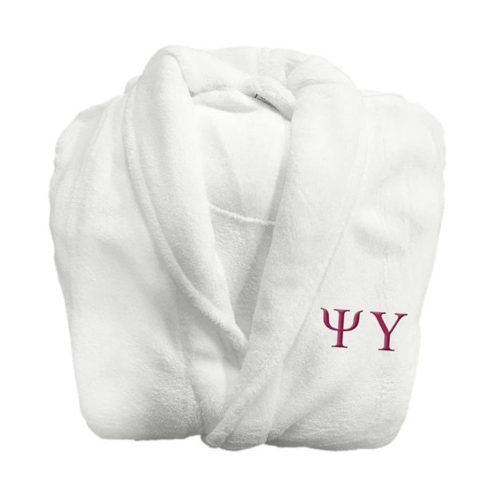 Psi Upsilon Lettered Bathrobe Psi Upsilon Lettered Bathrobe