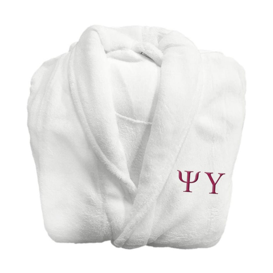 Psi Upsilon Lettered Bathrobe Psi Upsilon Lettered Bathrobe