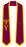 Discount Psi Upsilon Greek 2 Tone Lettered Graduation Sash Stole DISCOUNT-Psi Upsilon Greek 2 Tone Lettered Graduation Sash Stole