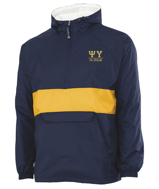 Psi Upsilon Greek Letter Windbreaker Pullovers