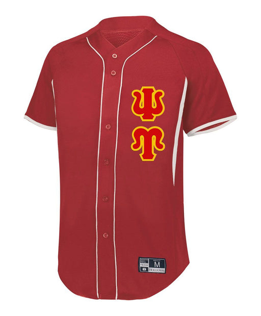 Psi Upsilon Lettered Baseball Jersey