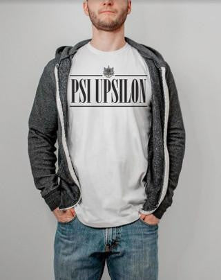 Psi Upsilon Line Crest T-shirt