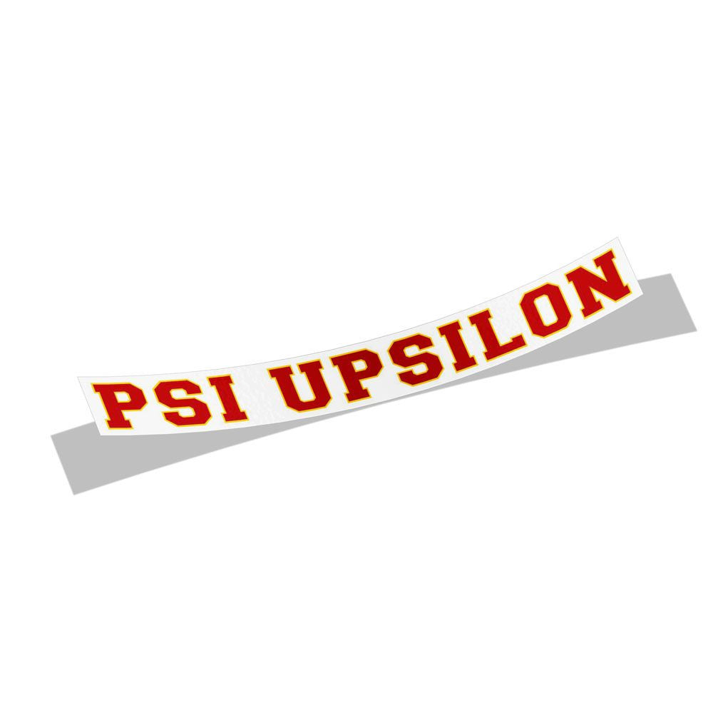 Psi Upsilon Long Window Decals Stickers Psi Upsilon Long Window Decals Stickers