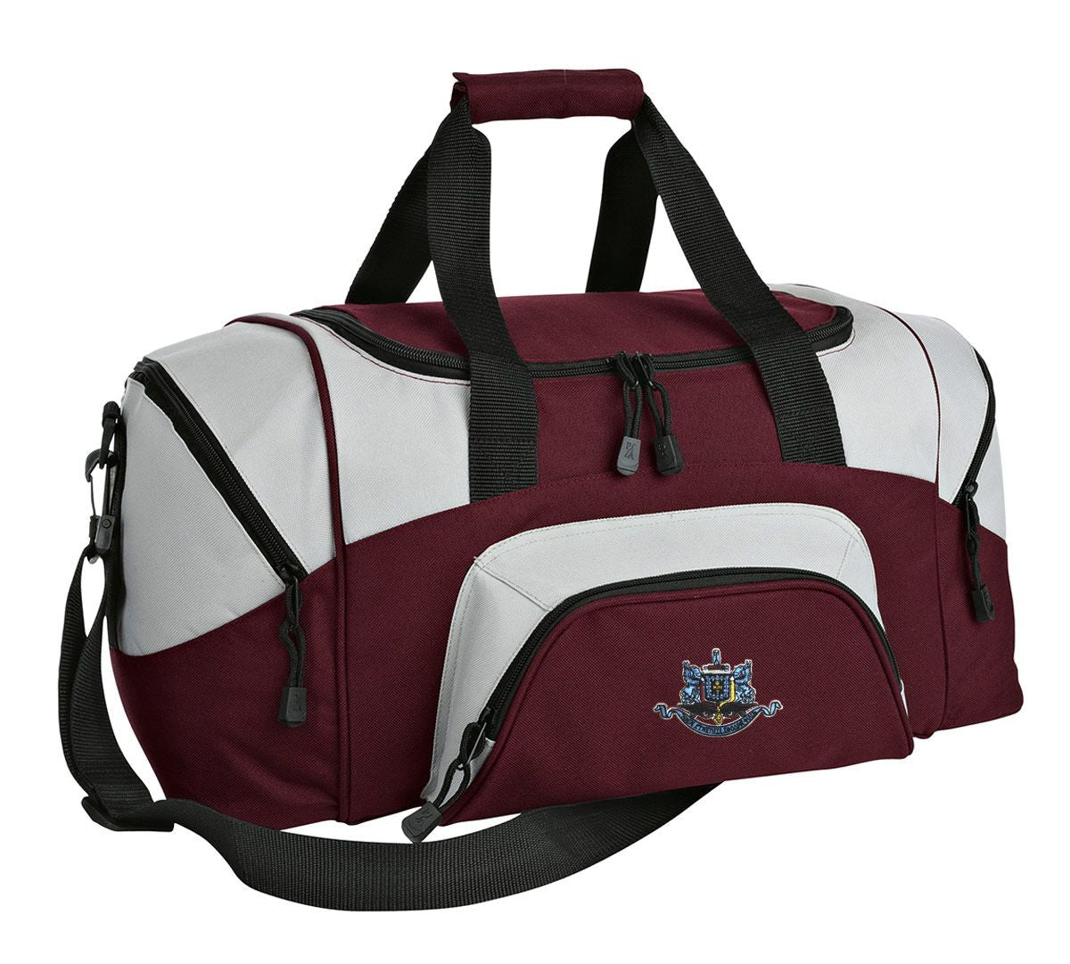 Discount Psi Upsilon Colorblock Duffel Bag DISCOUNT-Psi Upsilon Colorblock Duffel Bag