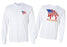 Greekgear Psi Upsilon Patriot Long Sleeve T Shirts Psi Upsilon Patriot Long Sleeve T-Shirts
