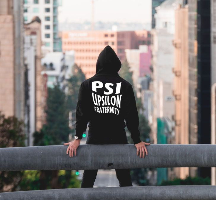 Psi Upsilon Social Hooded Sweatshirt Psi Upsilon Social Hooded Sweatshirt