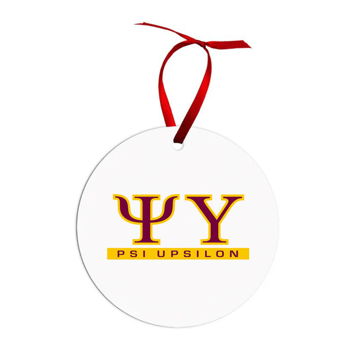 Psi Upsilon Classic Circle Ornaments Psi Upsilon Classic Circle Ornaments