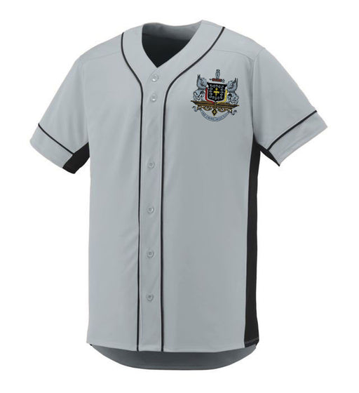 Psi Upsilon Game 7 Full-Button Baseball Jersey