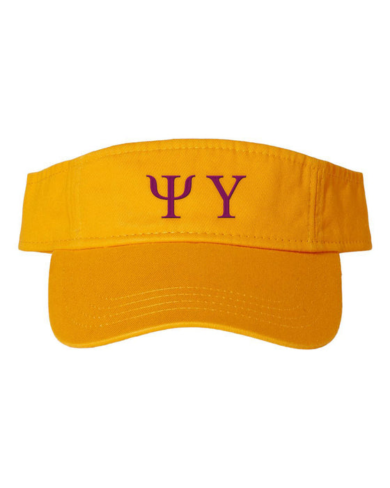 Psi Upsilon Greek Letter Visor Psi Upsilon Greek Letter Visor