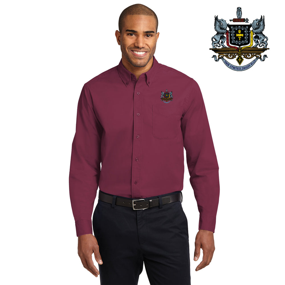 Discount Psi Upsilon Long Sleeve Oxford DISCOUNT-Psi Upsilon Long Sleeve Oxford