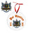 Psi Upsilon Crest & Year Circle Ornaments Psi Upsilon Crest & Year Circle Ornaments