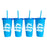 Phi Sigma Sigma Glitter Color Changing Cup 4 Pack Phi Sigma Sigma Glitter Color Changing Cup 4-Pack