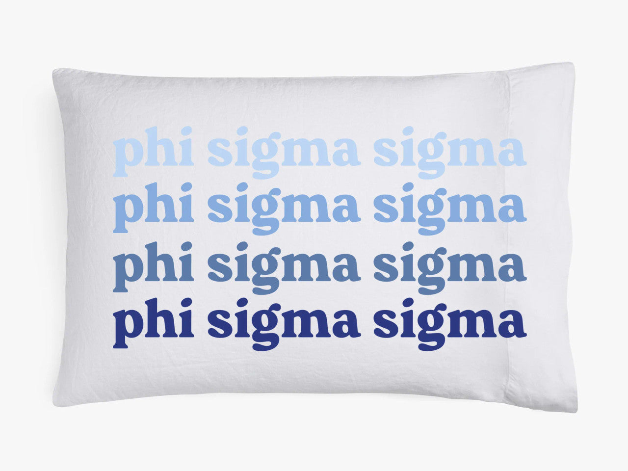 Phi Sigma Sigma Ombre Retro Pillowcases Phi Sigma Sigma Ombre Retro Pillowcases