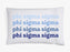 Phi Sigma Sigma Ombre Retro Pillowcases Phi Sigma Sigma Ombre Retro Pillowcases