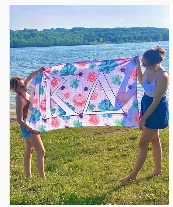 Kappa Delta New Succulent Flag Kappa Delta New Succulent Flag