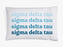Sigma Delta Tau Ombre Retro Pillowcases Sigma Delta Tau Ombre Retro Pillowcases