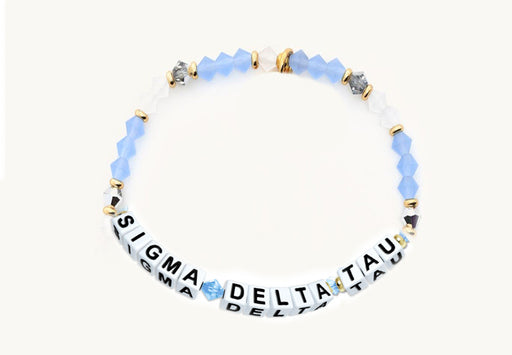 Sigma Delta Tau Sigma Delta Tau Glass Name Bead Bracelet