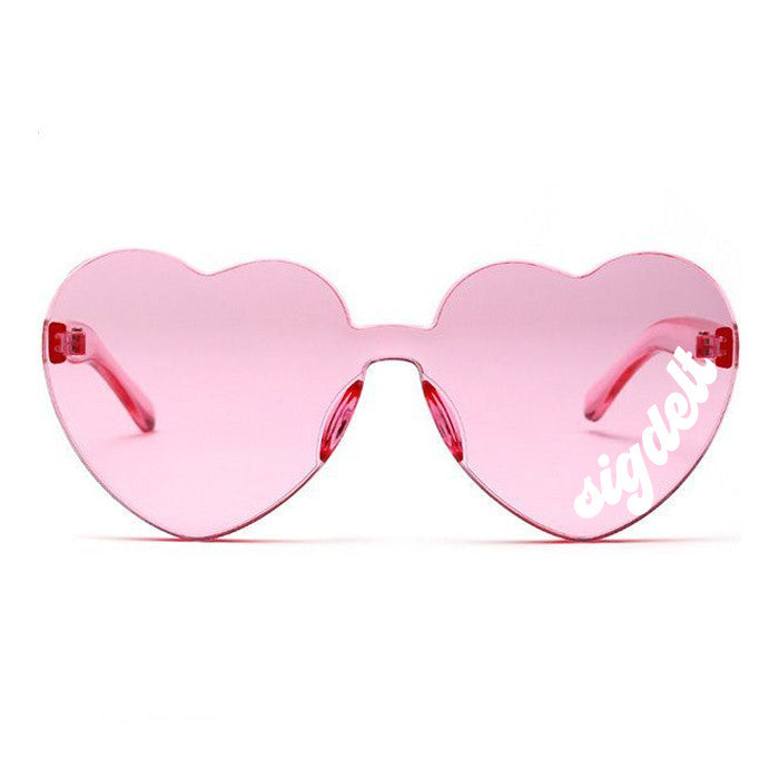 Sigma Delta Tau Heart Shaped Sunglasses Sigma Delta Tau Heart Shaped Sunglasses