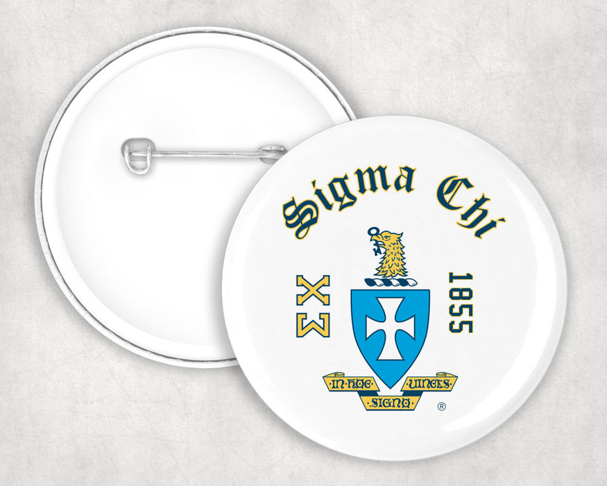 Sigma Chi Classic Crest Button Sigma Chi Classic Crest Button