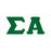 Sigma Alpha Big Greek Letter Window Sticker Decal Sigma Alpha Big Greek Letter Window Sticker Decal