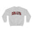 Printify Sigma Alpha Christmas Plaid Nickname Crewnecks Sigma Alpha Christmas Plaid Nickname Crewnecks