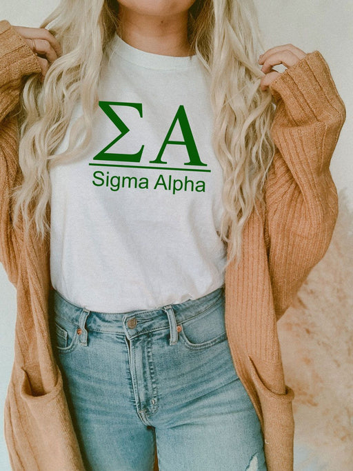 Sigma Alpha Sigma Alpha Comfort Colors Heavyweight T-Shirt