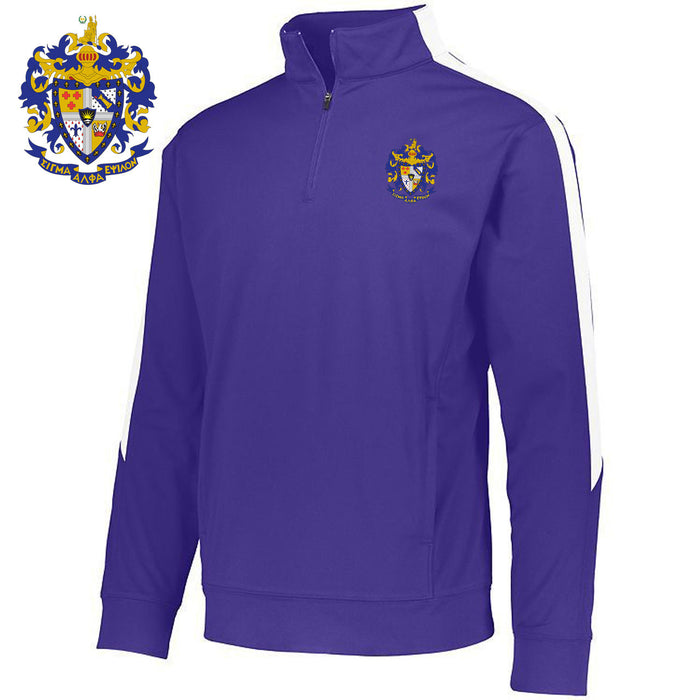 Discount Sigma Alpha Epsilon World Famous Greek Crest Shield Medalist Pullover DISCOUNT-Sigma Alpha Epsilon-  World Famous Greek Crest - Shield Medalist Pullover