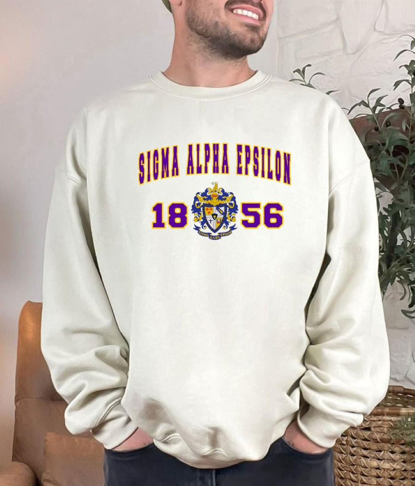 Sigma Alpha Epsilon Athlete Crewneck Sweatshirt Sigma Alpha Epsilon Athlete Crewneck Sweatshirt