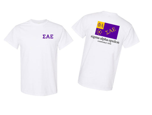 Sigma Alpha Epsilon Sigma Alpha Epsilon Flag T-shirts