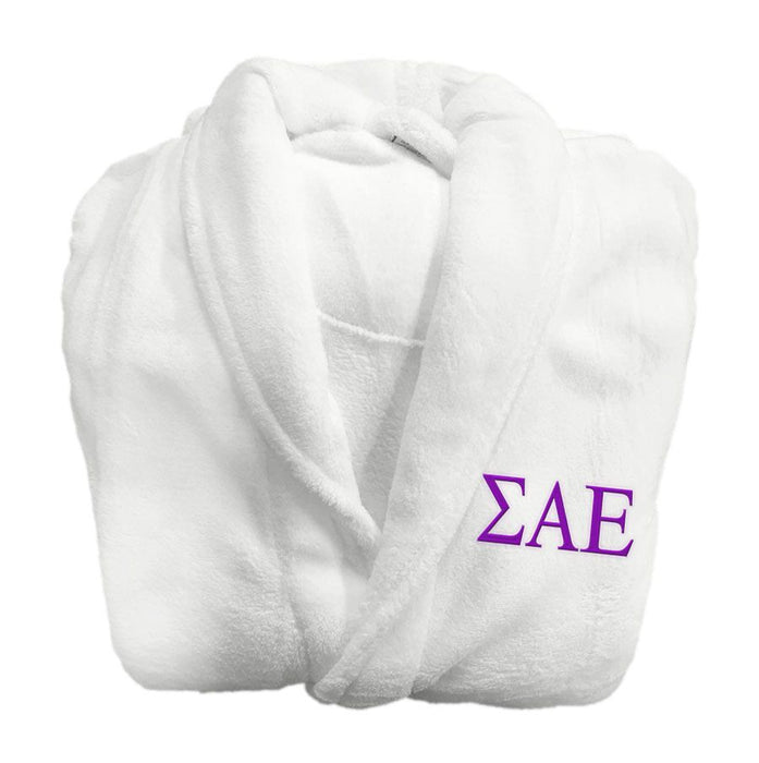 Sigma Alpha Epsilon Fraternity Lettered Bathrobe Sigma Alpha Epsilon Fraternity Lettered Bathrobe