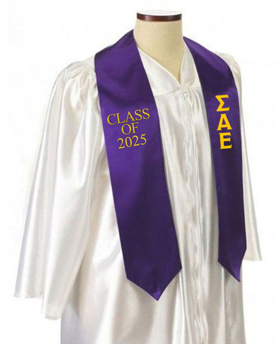 Sigma Alpha Epsilon Embroidered Graduation Sash Stole Sigma Alpha Epsilon Embroidered Graduation Sash Stole