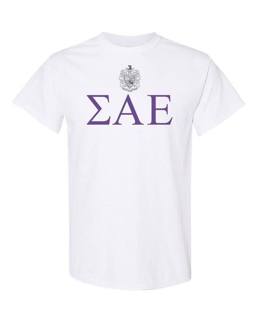 Sigma Alpha Epsilon Sigma Alpha Epsilon Greek Crest Cotton Tee