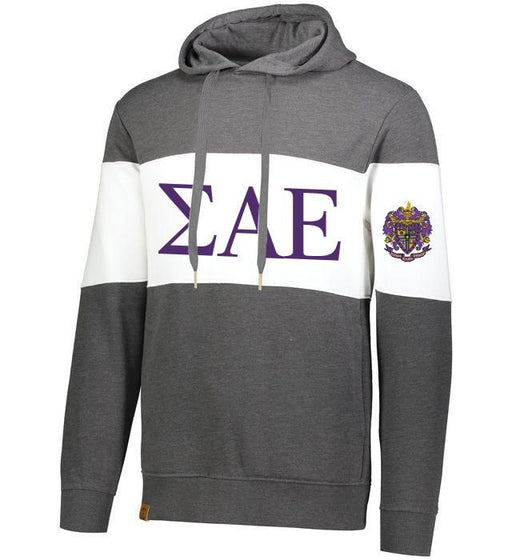 Sigma Alpha Epsilon Sigma Alpha Epsilon Ivy League Hoodie W Crest On Left Sleeve