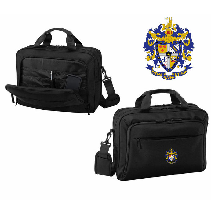 Discount Sigma Alpha Epsilon Crest Shield Briefcase Attache DISCOUNT-Sigma Alpha Epsilon Crest - Shield Briefcase Attache
