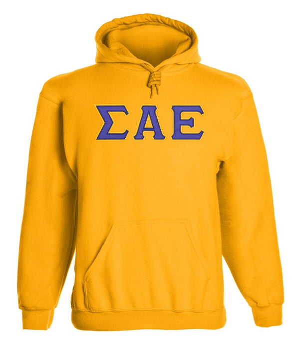 Sigma Alpha Epsilon Sae 2 Day Ship Twill Hooded Sweatshirt Sigma Alpha Epsilon - SAE 2 Day Ship Twill Hooded Sweatshirt