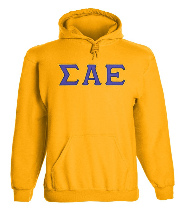 Sigma Alpha Epsilon Sae 2 Day Ship Twill Hooded Sweatshirt Sigma Alpha Epsilon - SAE 2 Day Ship Twill Hooded Sweatshirt