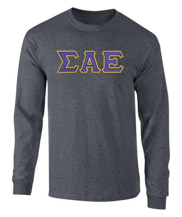 Sigma Alpha Epsilon Sae 2 Day Ship Twill Long Sleeve Tee Sigma Alpha Epsilon - SAE 2 Day Ship Twill Long Sleeve Tee