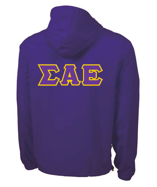 Sigma Alpha Epsilon Sigma Alpha Epsilon Tackle Twill Lettered Pack N Go Pullover