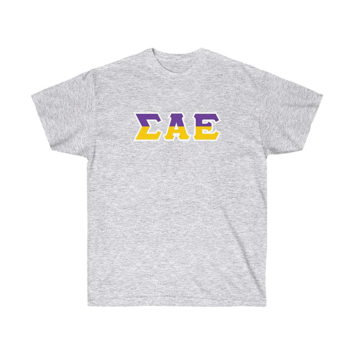 Printify Sigma Alpha Epsilon Two Toned Greek Lettered T Shirts Sigma Alpha Epsilon Two Toned Greek Lettered T-shirts