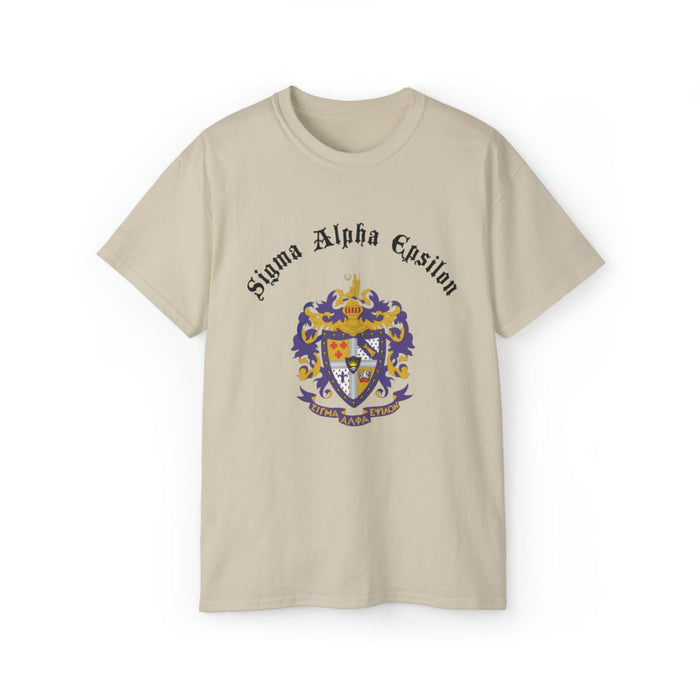 Sigma Alpha Epsilon Vintage Crest T Shirt Sigma Alpha Epsilon Vintage Crest T-Shirt