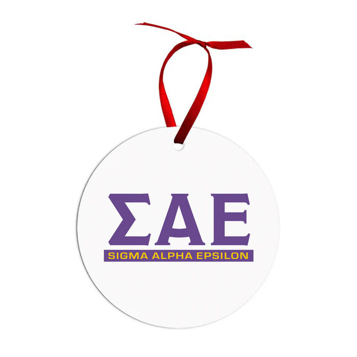 Sigma Alpha Epsilon Classic Circle Ornaments Sigma Alpha Epsilon Classic Circle Ornaments