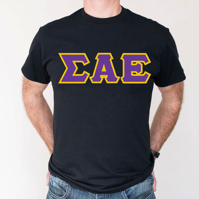 Sigma Alpha Epsilon Custom Twill Short Sleeve T Shirt Sigma Alpha Epsilon Custom Twill Short Sleeve T-Shirt
