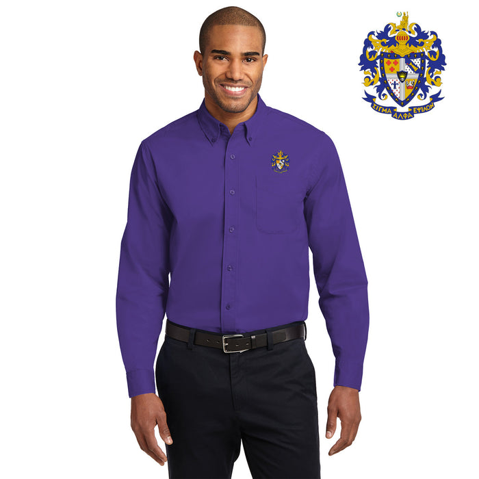 Discount Sigma Alpha Epsilon Long Sleeve Oxford DISCOUNT-Sigma Alpha Epsilon Long Sleeve Oxford