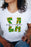 Sigma Alpha Floral Big Lettered T Shirts Sigma Alpha Floral Big Lettered T-Shirts