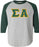 Discount Sigma Alpha Lettered Raglan Shirt DISCOUNT-Sigma Alpha Lettered Raglan Shirt