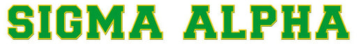 Sigma Alpha Sigma Alpha Long Window Decals Stickers