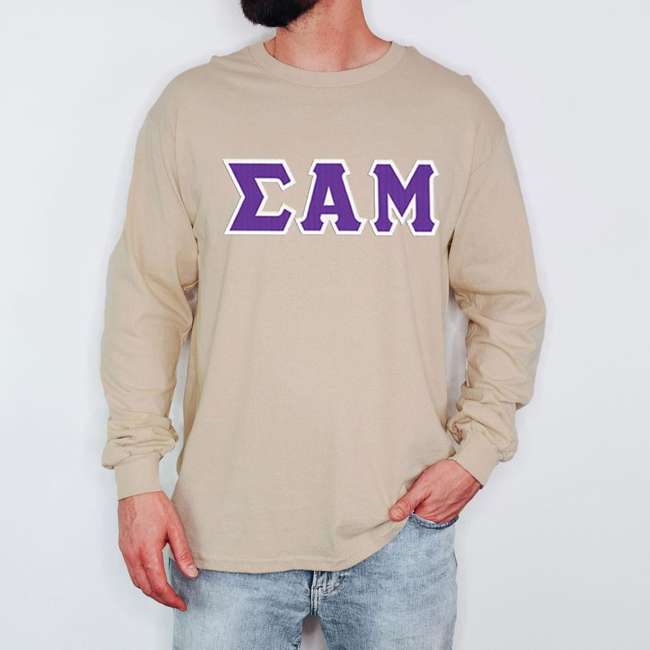 Sigma Alpha Mu 2 Day Ship Twill Long Sleeve Tee Sigma Alpha Mu - 2 Day Ship Twill Long Sleeve Tee