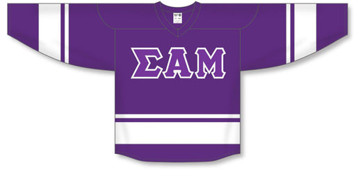 Sigma Alpha Mu DISCOUNT-Sigma Alpha Mu Breakaway Lettered Hockey Jersey