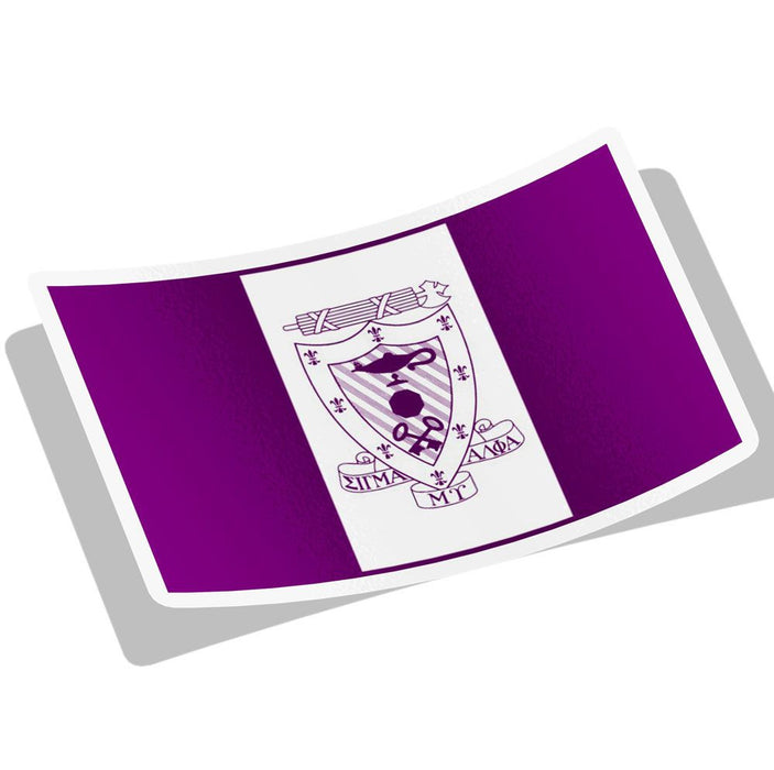Sigma Alpha Mu Flag Decal Sticker Sigma Alpha Mu Flag Decal Sticker