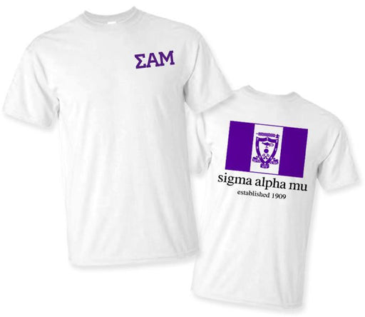 Sigma Alpha Mu Flag T-shirts